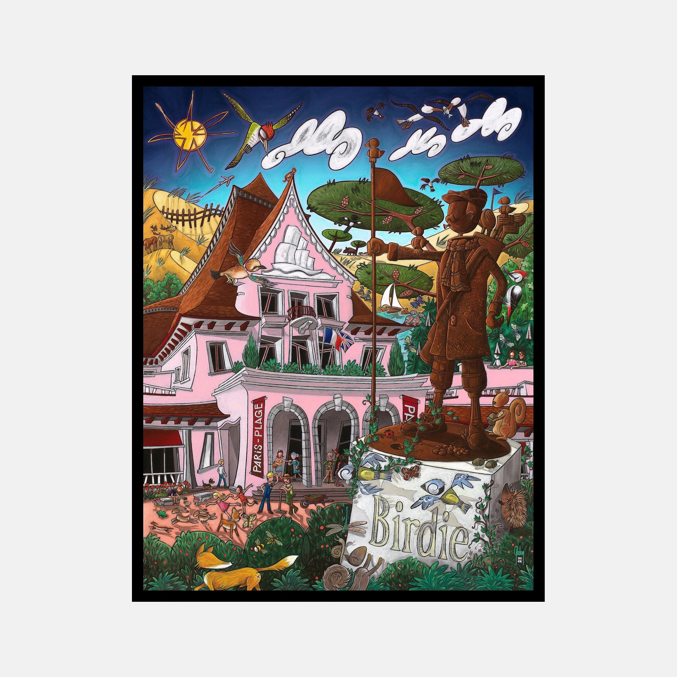 Wild paradise - Blue night